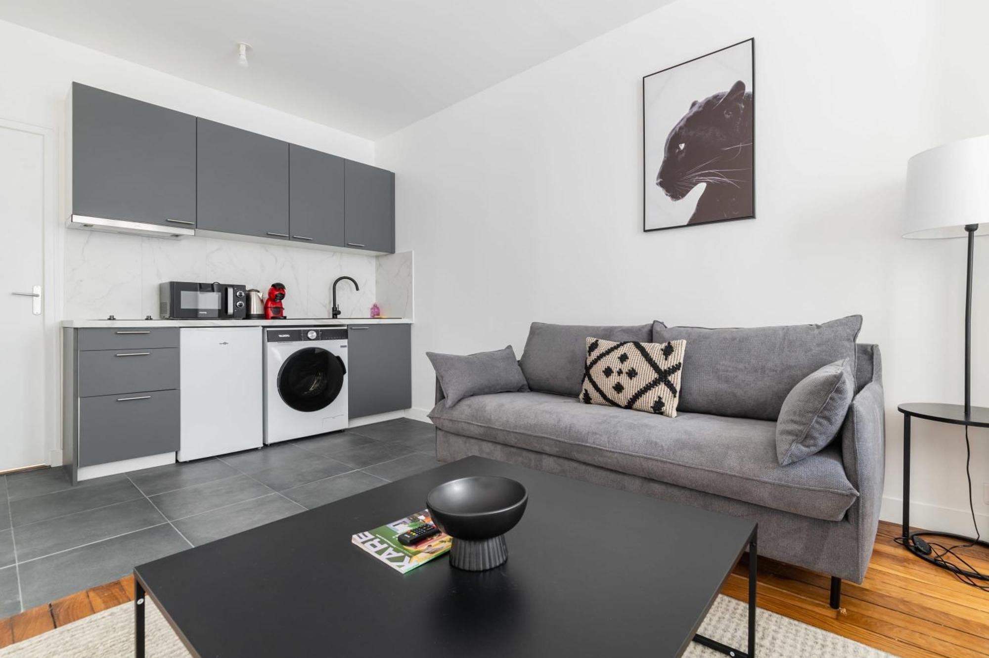 2 Pieces Refait Neuf Metro Jaures - Paris 19 - 4P - Flat-Guest Exterior foto